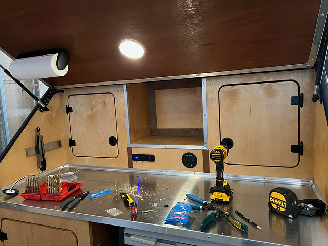 New galley light installed! Dimmable and softer.