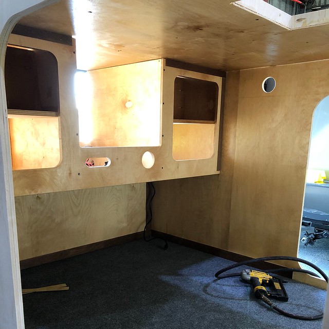 Cabin cubbies coming together