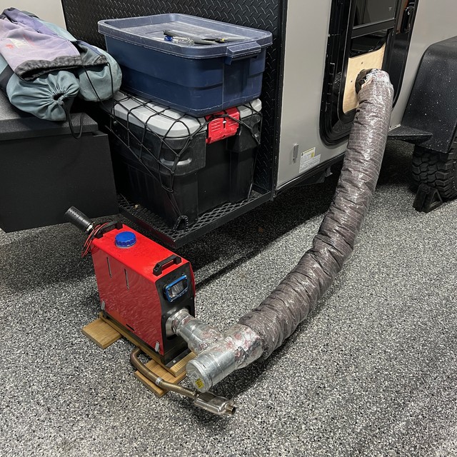 Diesel heater test drive