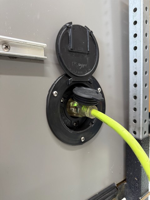 Got that camper plugged in