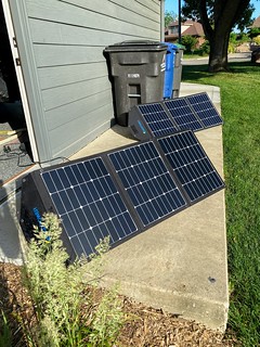 Tech - Testing out the 240w of solar