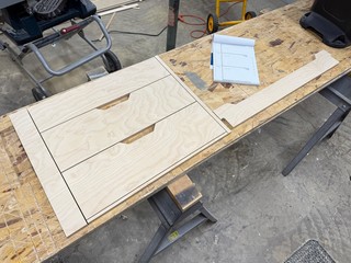 Building - Drawer faces cut out