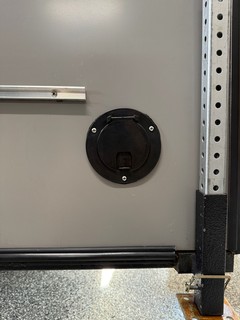 Building - Boom. Concealed shore power plug