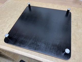 Building - Painted the top of the ceiling vent shade matte black to not reflect light as much