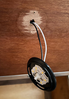 Building - The wire hole was too tight to get the connector out.