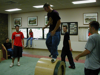 Running around on end tables