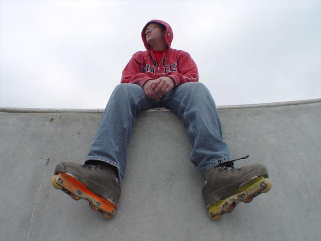 Zach at the Ankeny Skatepark