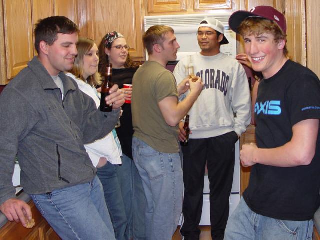 Chuck, Kallie, Nicole, Aaron, Nathan, and Cullen