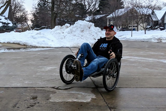 Cruisin around on the Catrike