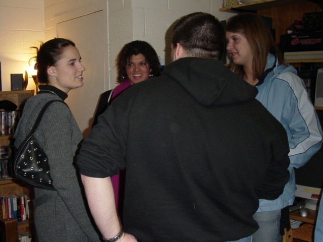 Hanging out in our room