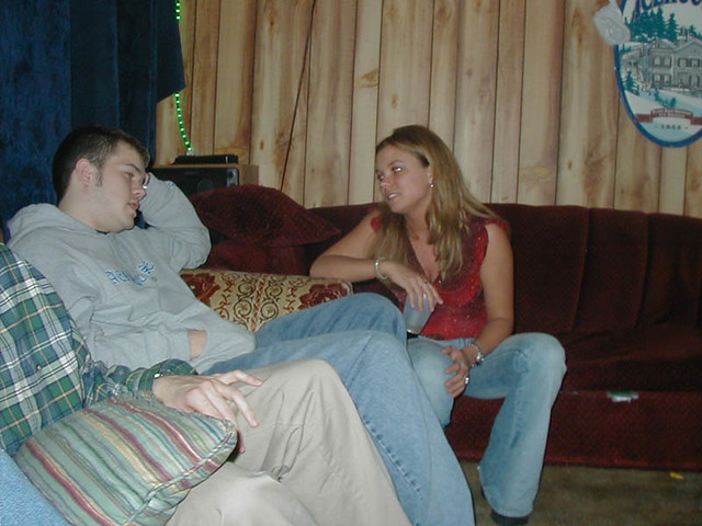 Zach and a hot chick