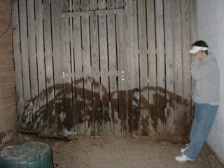 Zach and my pee outside of the delt house