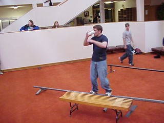 Drinks - Havin a drink while soaping