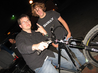 Bicycle - Zach on some kid's trials bike