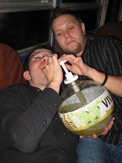 Pumping Zach full of Margarita