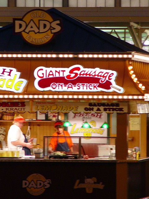 Giant Sausage On-A-Stick!